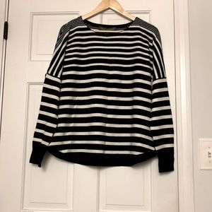 French connection black and white sweater